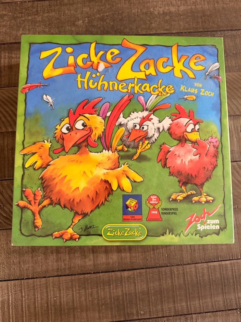 Zicke Zacke Hühnerkacke Board Game - 1998
